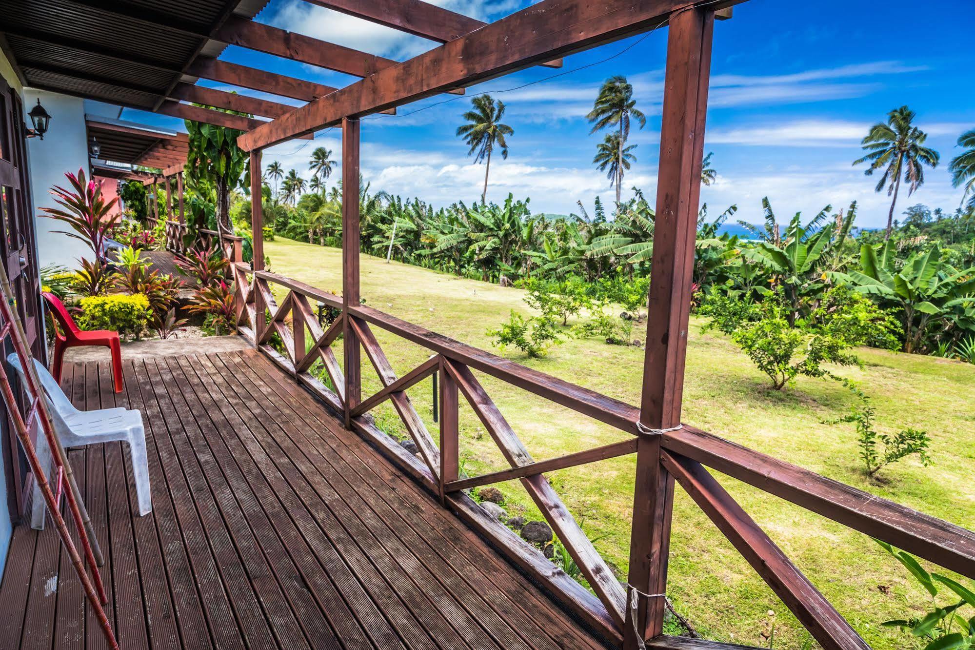 Taufua Beach Fales Lalomanu Buitenkant foto