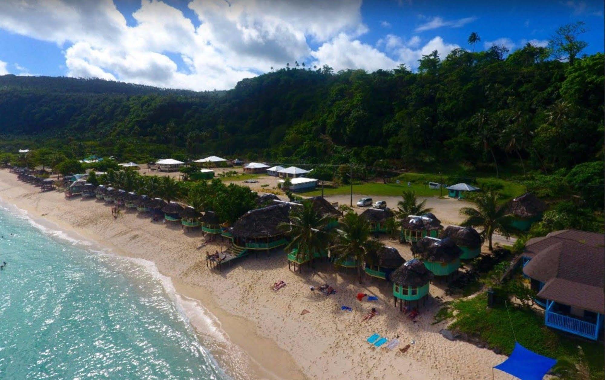 Taufua Beach Fales Lalomanu Buitenkant foto