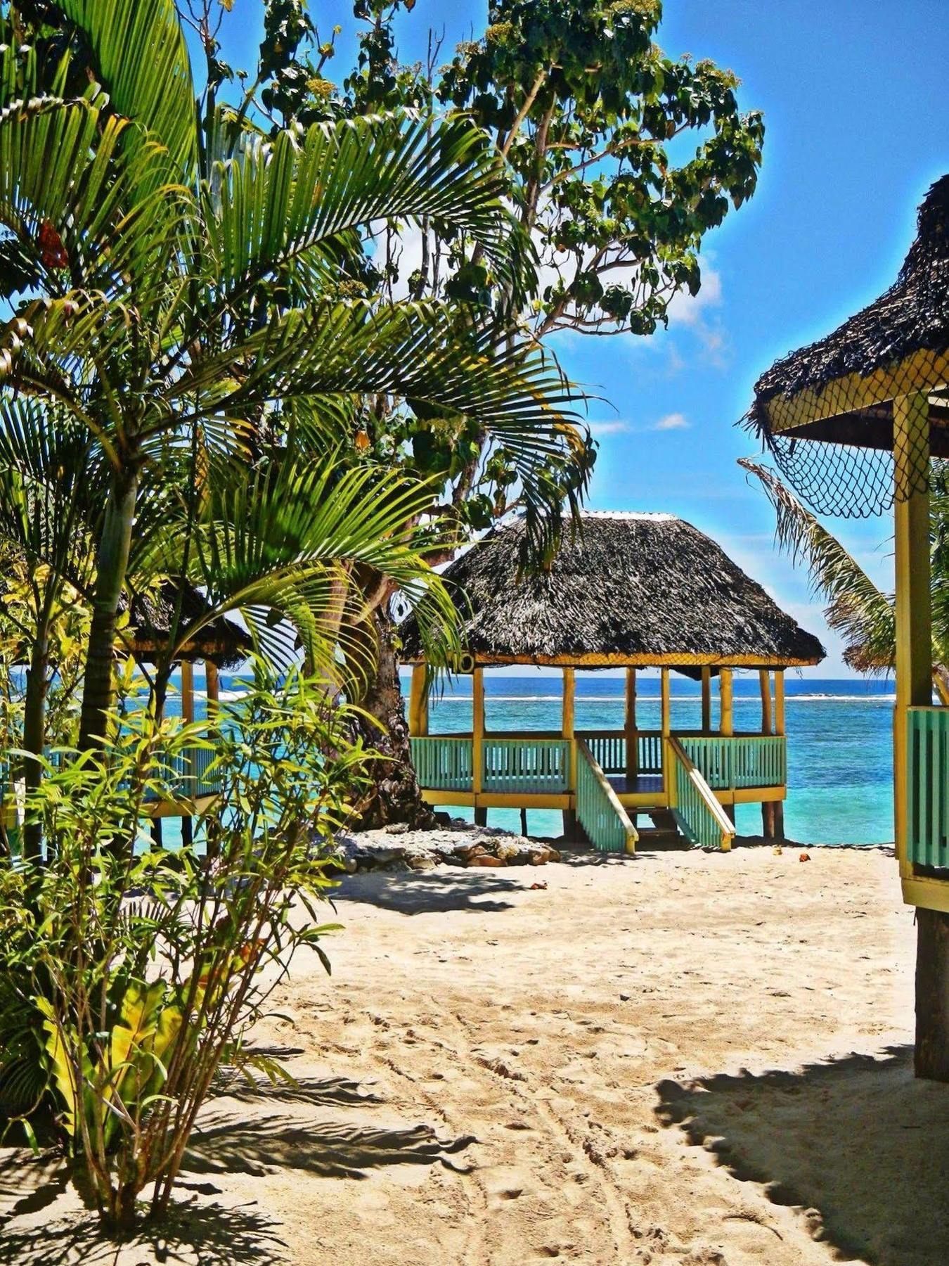 Taufua Beach Fales Lalomanu Buitenkant foto