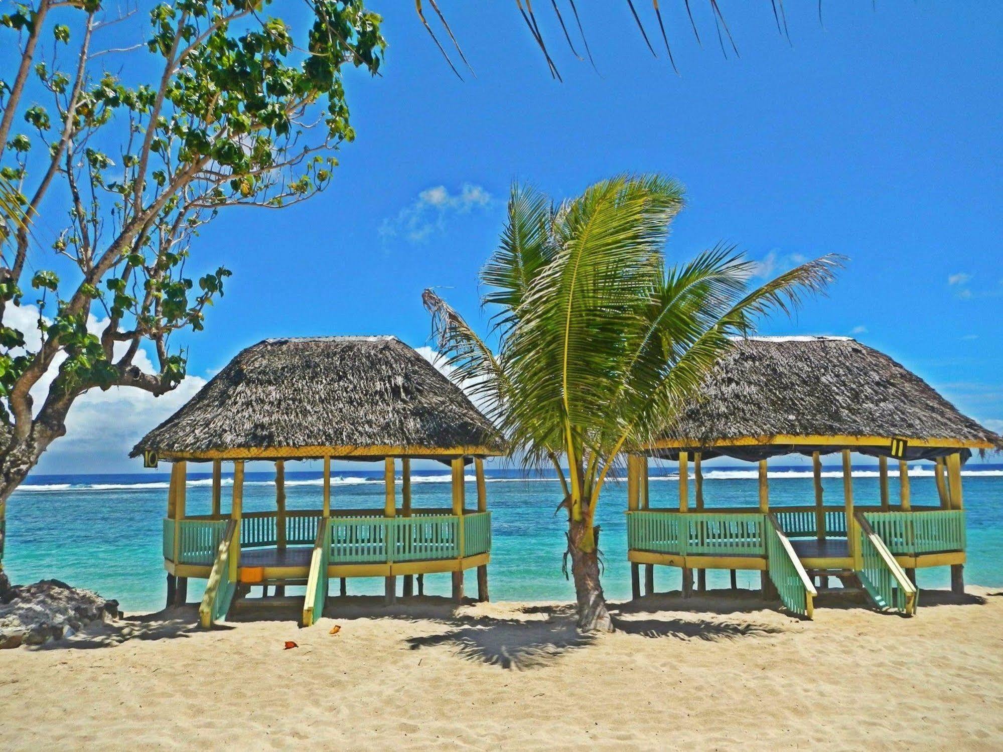 Taufua Beach Fales Lalomanu Buitenkant foto